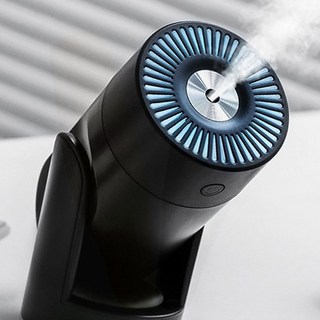 회전식 미니가습기 탁상용 무드등 차량용 미스트, 상세페이지 참조, 유진마켓 Shaking미니가습기-핑크