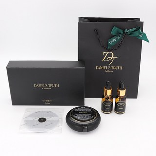 [백화점정품] 다니엘트루스 카 디퓨저 조슈아 본체+15ml 리필오일 2개입 (태양열 회전 디퓨저) 1세트 밤쉘 상품 이미지