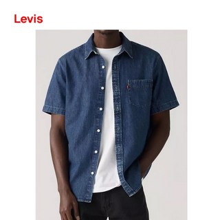 리바이스 스탠다드 반팔 데님셔츠
