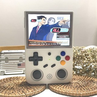 RG353V 팩 가정용 오락실 40S 오락기 휴대용 미니 기본게임기 5S 게임기, 대륙, 단기 표준 장비, 19 64G 게임 카드 16G 표준 더블