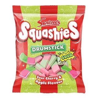Swizzels 젤리 스위즐스 드럼스틱 스쿼시스 사워 체리 앤 애플 맛 120g