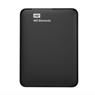 WD Elements Portable 휴대용 외장하드 5TB WDBU6Y0050BBK-WESN + 파우치, 윈도우용 WD 5TB 요소 휴대용 외장 하드 드라이브,, Black