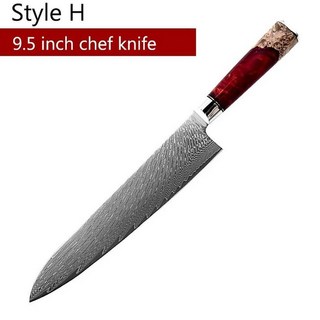 일본 칼 주방 요리사 고기 식칼 유틸리티 슬라이싱 산토쿠 과일 빵 정육점 요리, 5. Knife H, 1개
