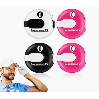 더이쁜 골프 타수 계산기 리셋기능 스코어카운트 캐디용품, 화이트