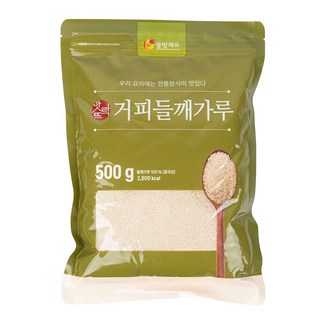 맛뜨락 고소한 거피 들깨가루 500g 기피 탈피 들깨, 1개