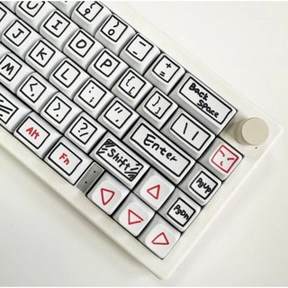 키글리 낙서 손글씨 키캡 XDA PBT 염료승화