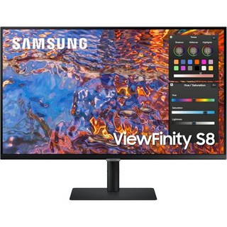 삼성 뷰피니티 S8 시리즈 32인치 4K UHD 고해상도 모니터 IPS 패널 60Hz 썬더볼트 4 HDR 10+ 내장 스피커 높이 조절 스탠드(LS32B804PXNG, 삼성 뷰피니티 S8 시리즈 32인치 4K UHD 고해상, 1개