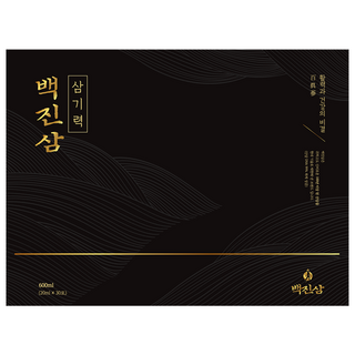 고농축 산삼진액 백진삼 삼기력, 600ml, 1박스