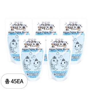 아쿠아플러스 아쿠아 칼라스톤 350g, 하늘, 45개