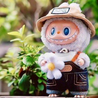 팝마트 라부부 봄에 피는 인형 키링 펜던트 Fall In Wild 시리즈 모조품, 1개