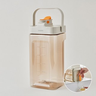 한샘 대용량 냉장고 물통 물병 음료 디스펜서, 반투명, 1개