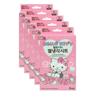 헬로키티 열냉각시트 6매입X5박스, 5개