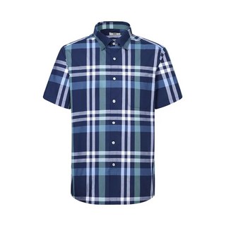 닥스 체크 반팔 셔츠