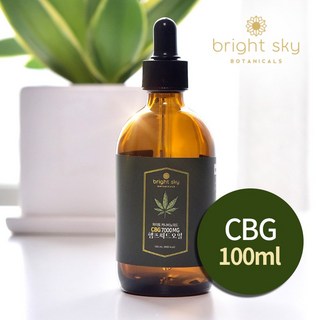 브라이트스카이 7% 카나비노이드 햄프씨드오일 CBD CBG 대마종자유 오일, 100ml, 1개