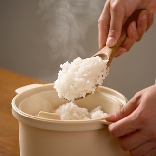 칼로볼 전자레인지 저당밥솥 자취생 저칼로리 밥솥, 크림, 1개