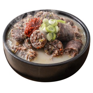 38년 건봉 1987 옛순대만국밥 순대국밥 2인분 같은 1인분 950g, 1개