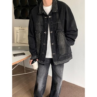 메탈보틀넥데님자켓코트남512-1JK21