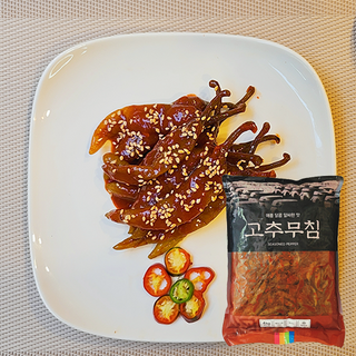 [맛찬]착한식품 양념고추무침 업소용 대용량, 4kg, 1개