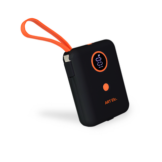 아트일렉 미니 보조배터리 10000mAh, AEC-001, 블랙