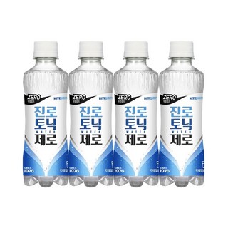 하이트진로 제로 토닉워터 300m, 300ml, 4개