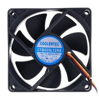 [쿨러텍] CT-8025L12RA-3P [시스템쿨러/80mm], 단일 모델명/품번, 1개
