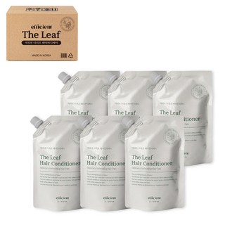 이피션 더리프 헤어 컨디셔너 대용량 린스 2L X 6개입 1박스 업소용 호텔 펜션, 6개