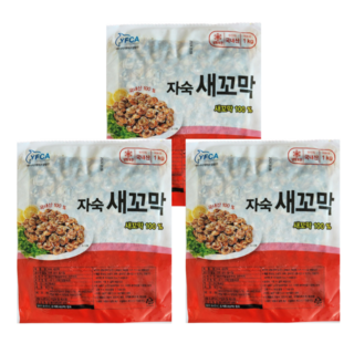 밥도독 깐꼬막 싱싱한 자숙 꼬막살, 3개, 1kg 순살왕꼬막