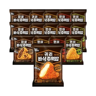 [랭킹닭컴] 잇메이트 빠삭 주먹밥 5종 혼합, 15개, 100g