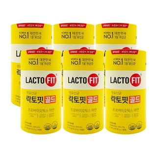 종근당건강 락토핏 골드, 100g, 6개