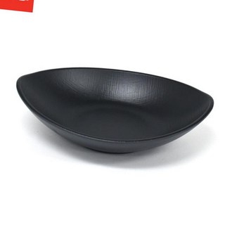 (올핀) 매트 블랙 무광 샐러드볼 체크(흑) 블랙컬러 멜라민그릇 한정식 업소용 돌산 DS-7829, 샐러드볼 체크(흑) DS-7829, 1개