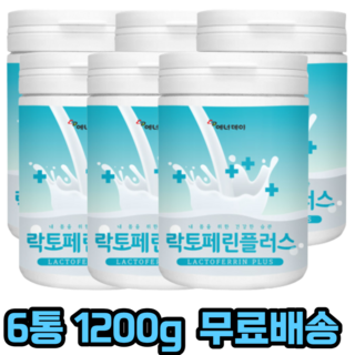 에너데이 락토페린플러스 분리유단백 미셀라카제인 밀크칼슘 초유분말 유산균 19종혼합 칼슘 30대 40대 50대 60대 여성 갱년기 여자 엄마 신부 예비신부 결혼준비 먹는 추천, 20g, 6개