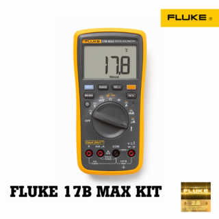 플루크 디지털 테스터 Fluke 17B MAX KIT 미세팁 온도센서 전압 전류 저항 정전용량 주파수, 1개