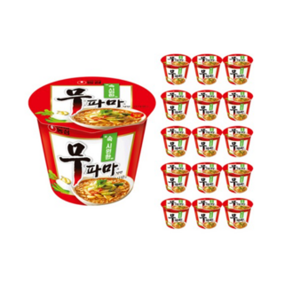 농심 무파마 큰사발 컵라면 8개