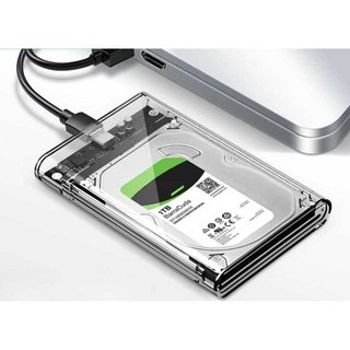 외장하드 리더기 SATA SSD 3.1 2.5인치 3.0 USB 연결, USB3.1투명(6GbpsType-C), 1개