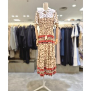 플라스틱아일랜드 러플디테일 허리스트링 보더 원피스 (PQ2WO067) 1442944