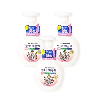 아이깨끗해용기 250ml 레몬향3개 유아핸드워시 핸드워 BB126682