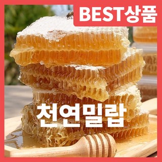 벌집꿀 선물세트 꿀선물세트 꿀선물 100 % 팩 벌집꿀 벌꿀집 벌집 꿀 꿀벌집 토종 꿀집, 10번 실링벌집꿀 110g, 1개