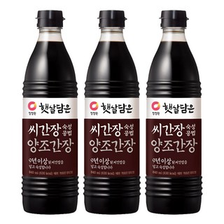 햇살담은 씨간장 숙성공법 양조간장, 840ml, 6개