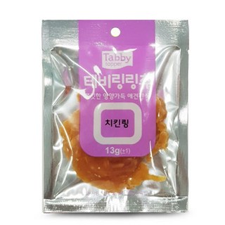 강아지 영양가득 쫄깃 간식 치킨링 13g 30개 반려견 오래먹는 대형견