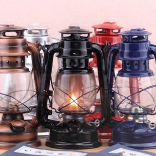 감성 캠핑 오일 호야등 호롱볼 클래식 랜턴 파라핀 램프 빈티지 조명 불멍, 오일 호야등 랜턴 - 레드, 1개