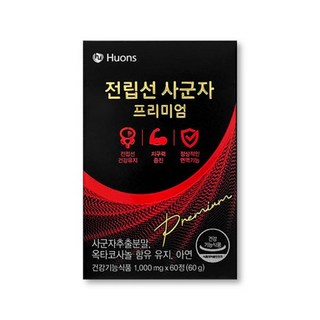 휴온스 전립선 사군자 1000mg X 60정 진성의 남자의 전립선 지구력 등록, 휴온스 전립선 사군자 1000mg X 60정 진성의 남, 1개