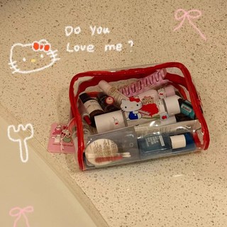 키티 캐릭터 여행용 PVC 가방