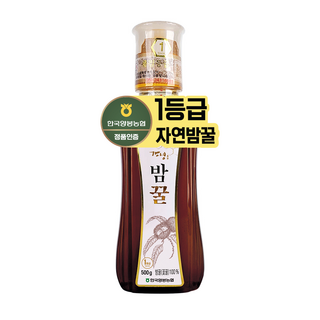 한국양봉농협 밤꿀, 1개, 500g