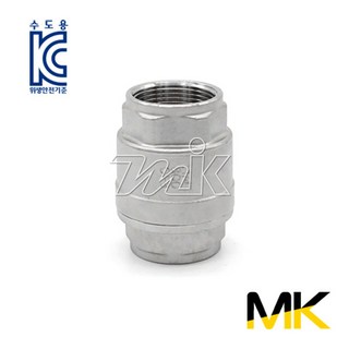 스텐프리미어 리프트체크밸브 SUS304 VITON MK 판체크밸브 배관부속 자재 배관자재 수도배관자재 (15464), 1개