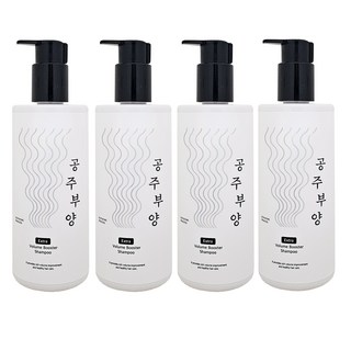 가히 공주부양 엑스트라 볼륨 부스터 샴푸, 4개, 500ml