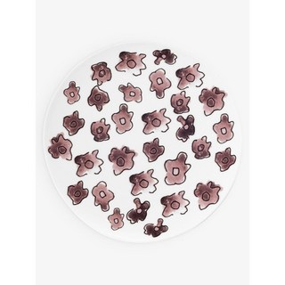 마르니 접시 Serax x Marni Viola Prugna flower-motif bone-china plate set of two, 2개