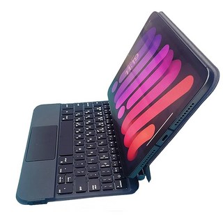 아이패드 호환 미니6 미니7 (A17pro) 한글 매직키보드 (마우스 선택), black, black키보드만, 일반형