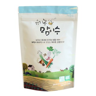 먹놀잼 유기농 맘이수 채수 티백, 20g, 1개