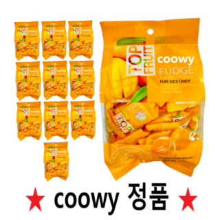 [국내배송] 탑젤리 베트남 망고 젤리 탑 프루트 다낭한시장 COOWY 320g 12개 상품 이미지