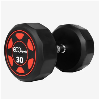 에코스포츠 고중량 12각 파워 덤벨 아령, 1개, 30kg